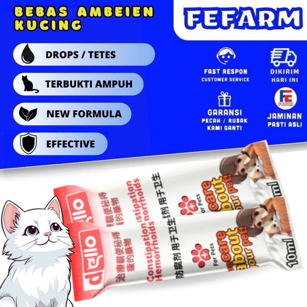 NEW VARIAN Obat Wasir Ambeien Ambeyen Ambien Kucing Dello Ampuh Menjaga Kucing Anda Tetap Sehat FEFA