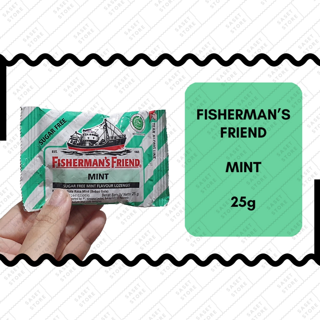 

Fisherman's Friend Permen Mint 25g Sachet Bebas Gula