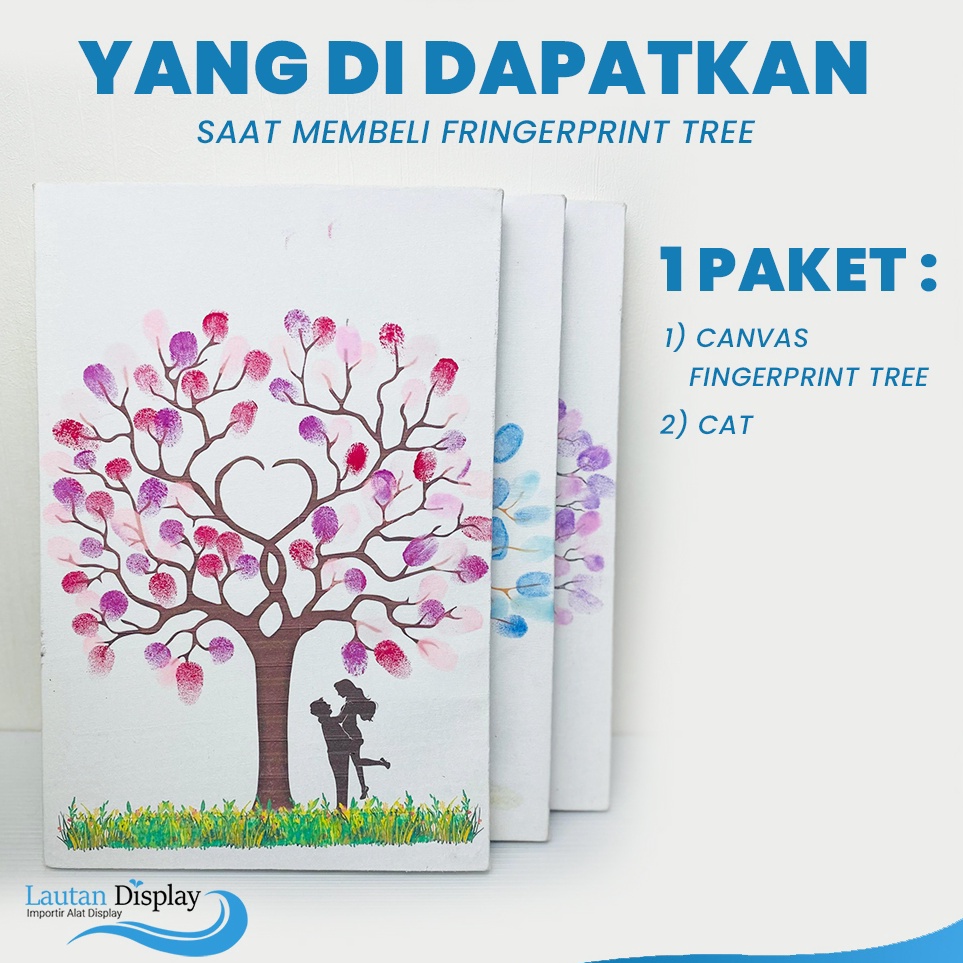 

Teknologi Terkini Canvas Wedding Tree Fingerprint Kanvas Guest Book Lukisan Pohon Sidik Jari Buku Tamu Pernikahan Wedding Invitation 7x7 cm Tema Biru Pink Ungu Merah Rainbow Kanvas Jumbo
