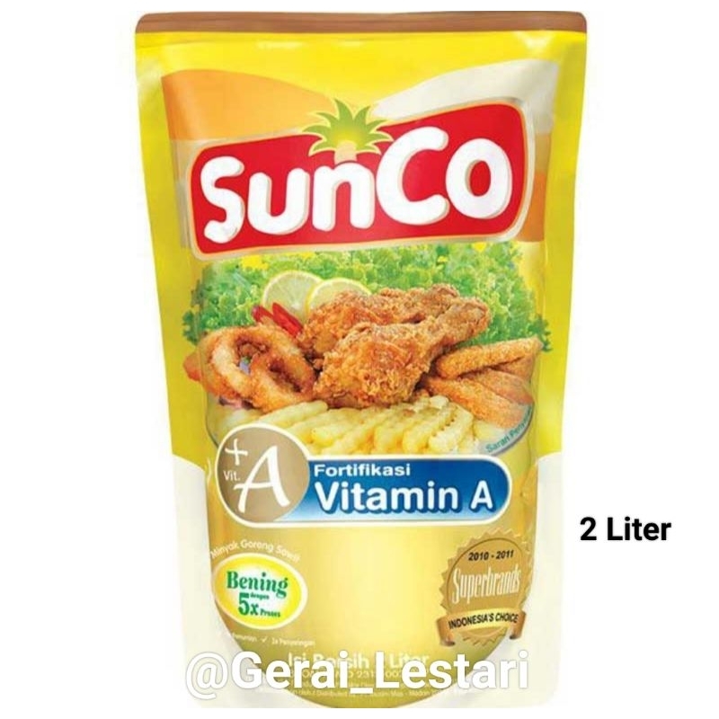 

Sunco - Minyak Goreng 2 Lt kemasan praktis