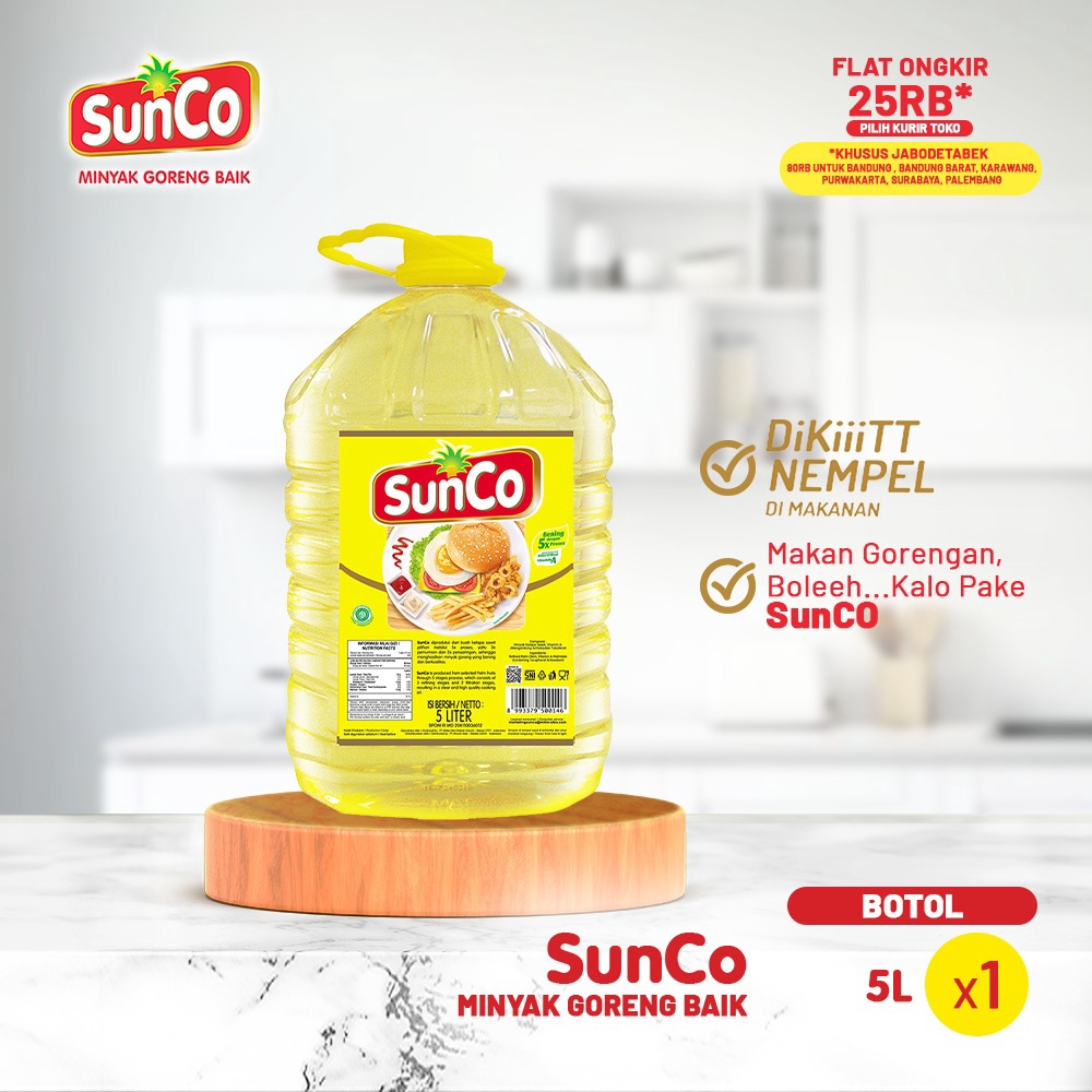 

Termurah Sunco Minyak Goreng Botol 5 L