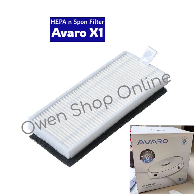 Hepa Filter Avaro X1 Aksesoris Spon Robot Vacuum Cleaner