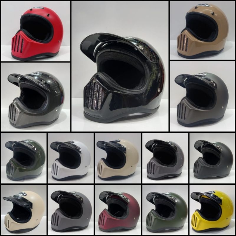 HELM HBC FULL FACE HBC CAKIL POLOS