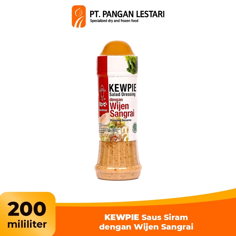 

Termurah KEWPIE Salad Dressing Saus Siram Roasted Sesame Wijen Sangrai 2 ml