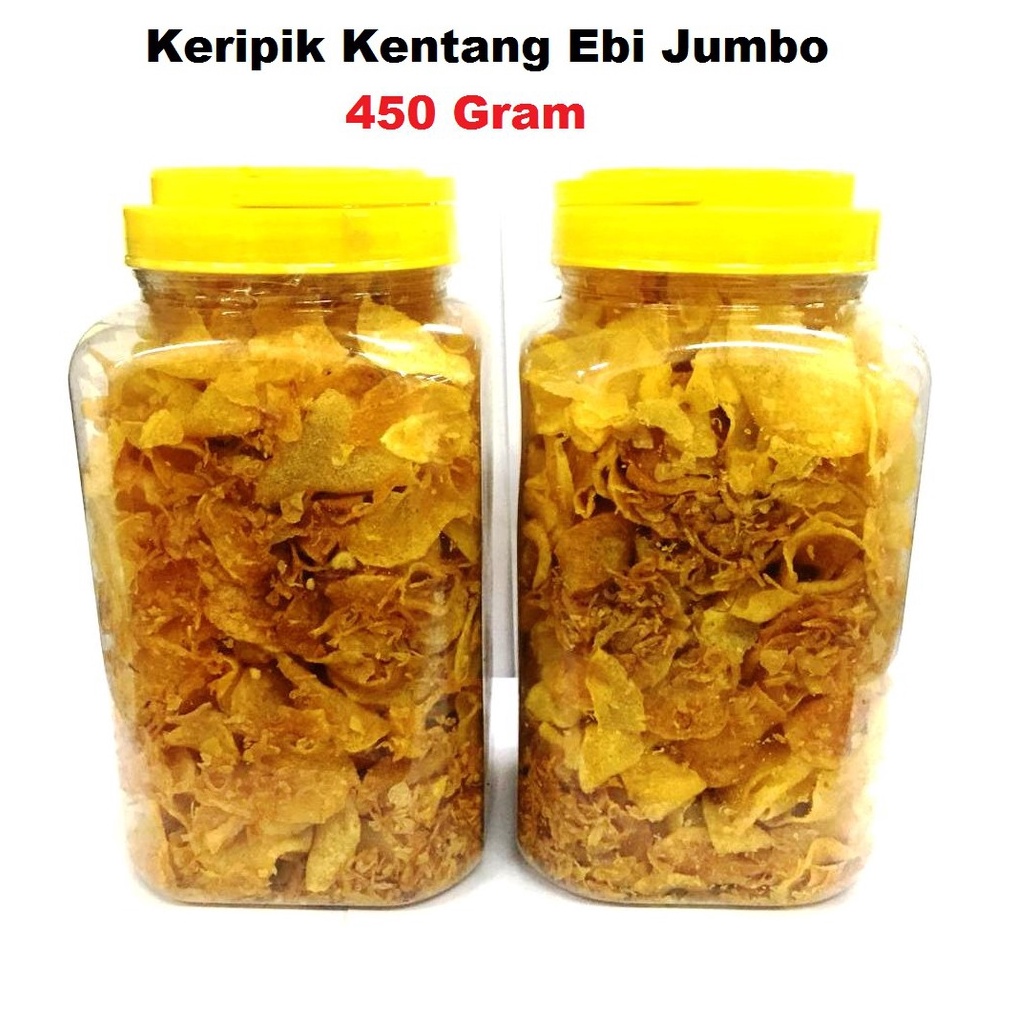 

Termurah Keripik Kentang Ebi 45 Gram Homemade Enak Berkualitas Bawang Goreng Cemilan Makanan Ringan Kripik Premium Varian Pedas dan Asin