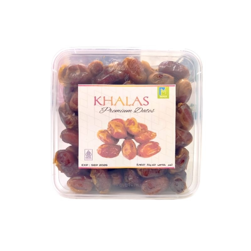 

Kurma Khalas Saad Premium 1kg Kemasan Mika