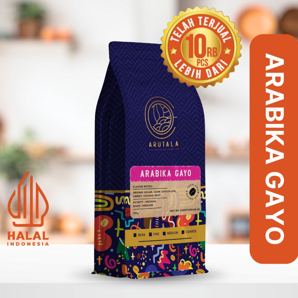 

Terlaris ARUTALA Kopi Gayo Takengon Arabika Arabica Coffee 2 gram