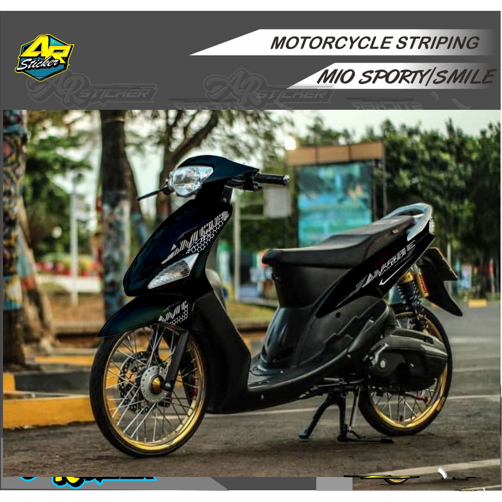 Striping Mio Sporty transparan / Striping Mio Sporty / Striping Mio smile / striping mio sporty vari