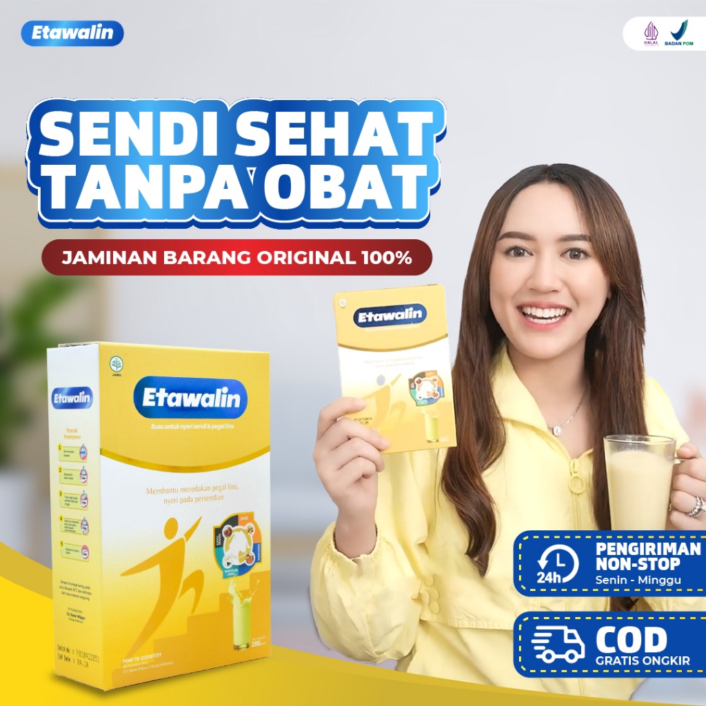 

Terlaris Susu Etawalin Susu kambing etawa original Asli atasi Asam Urat Dan Nyeri Sendi Rematik Paket 1 box