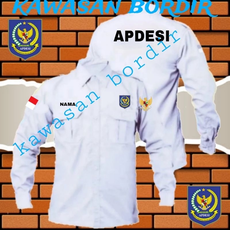 Terbaru kemeja APDESI seragam APDESI baju APDESI pdh APDESI seragam aparatur desa seluruh Indonesia 