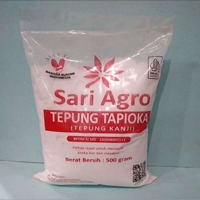 

TEPUNG TAPIOKA SARI AGRO 500 GRAM