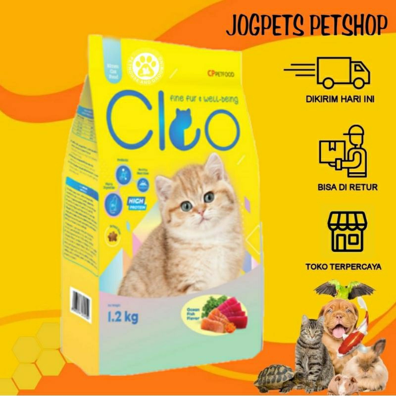 CLEO KITTEN makanan kucing kering khusus kitten