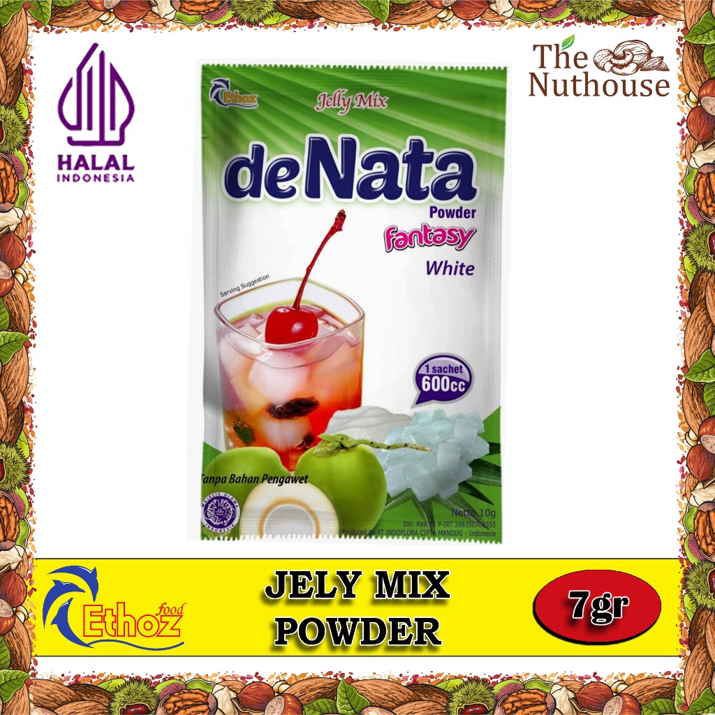 

ETHOZ DeNata Jelly Mix Powder Fantasy / De Nata Jeli Bubuk - 1 Sachet 10gr [Halal]