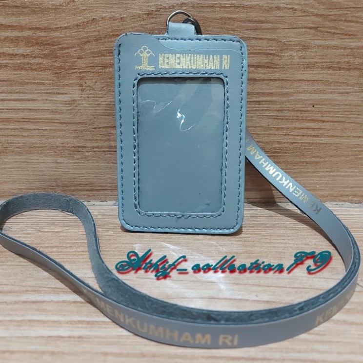 

Essential Tempat Id Card Pengayoman Kumham Kulit Holder Id Card Kulit Kemenkumham Kalung