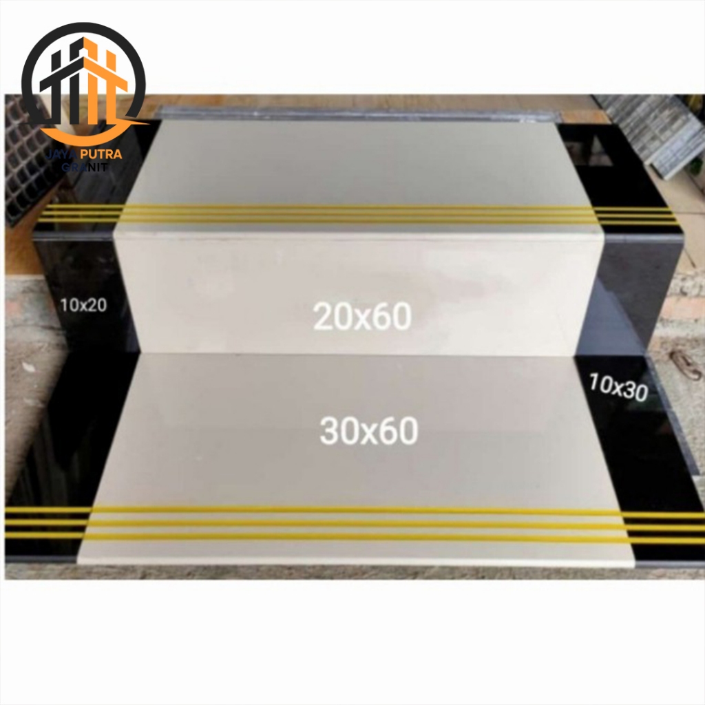 Granit tangga putih hitam kombinasi warna 30x90 25x90 keramik granite murah