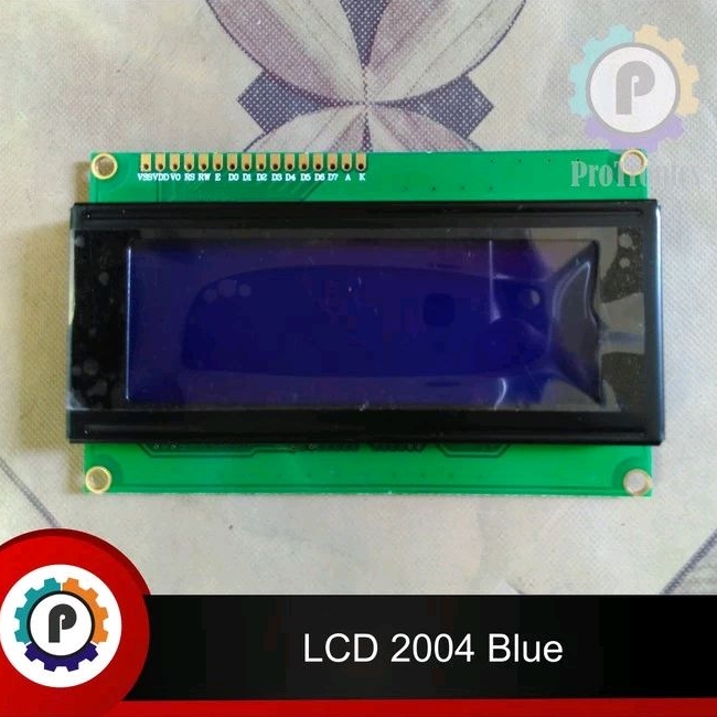 Lcd Display 2004 20x4 Blue Backlight Biru