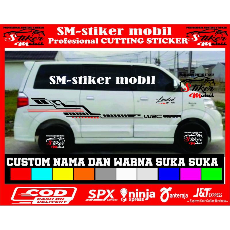 stiker mobil gran max apv luxio luxury dll stiker cutting sticker variasi mobil