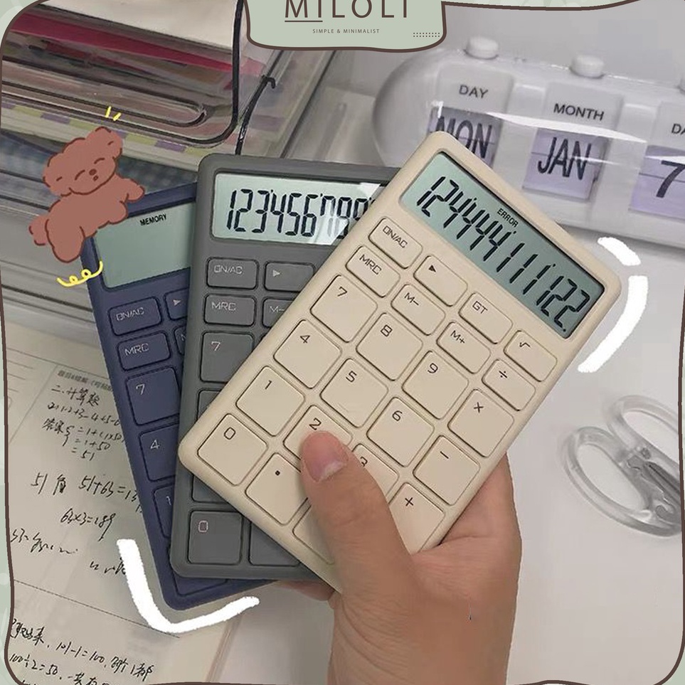 

Model Baru MILOLI ELECTRONIC CALCULATOR Small Desain Minimalis Kalkulator Chocolate Alat Hitung Aesthetic F176