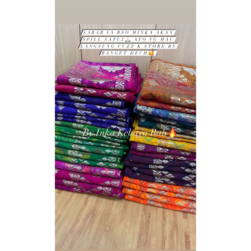 ENDEK TENUN LAZEM TUMPAL BORDIR SUGENGMAS