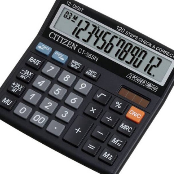 

Citizen CT555N 12 Digit Kalkulator Meja Best Product High Quality
