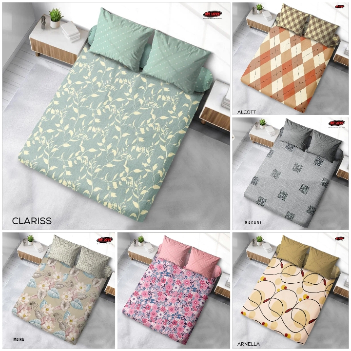SPREI MY LOVE 180x200 katun tinggi 30 cm