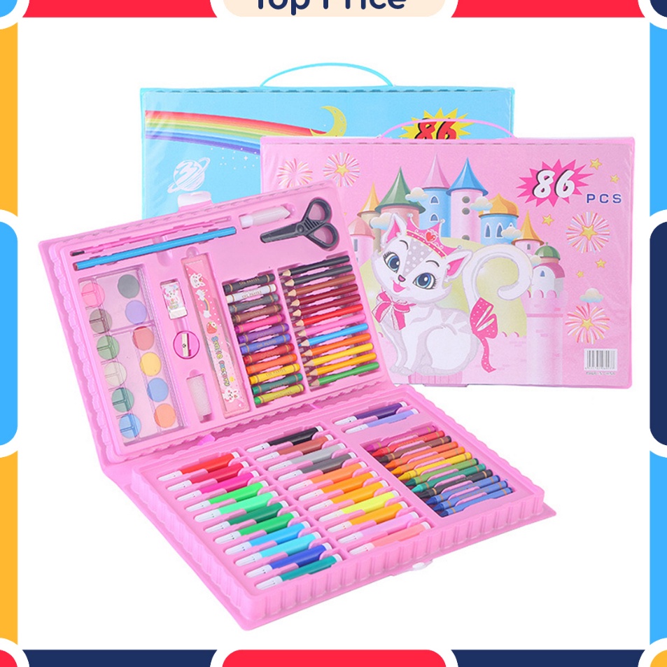 

Premium Crayon Set 86 pcs Krayon Set Art Set Perlengkapan Menggambar STY3