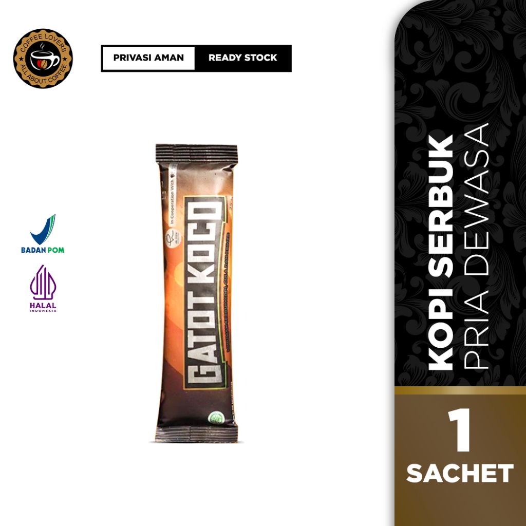 

Kopi Gatot Koco 1 Sachet Original BPOM