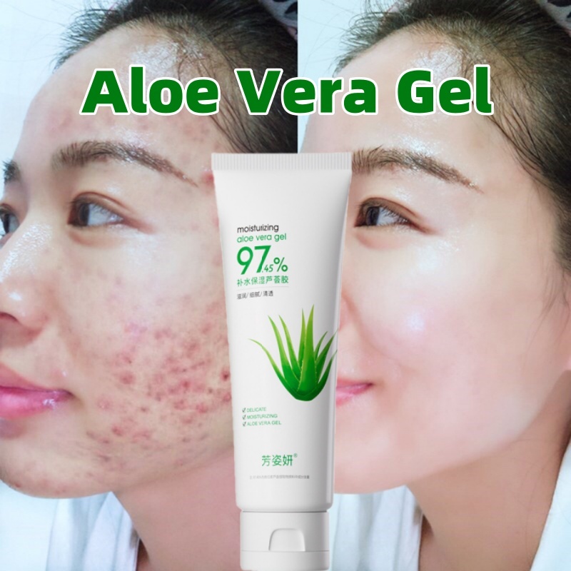 aloe vera gel soothing gel after sun care pengecil pori luka bakar penghilang bekas jerawat untuk me