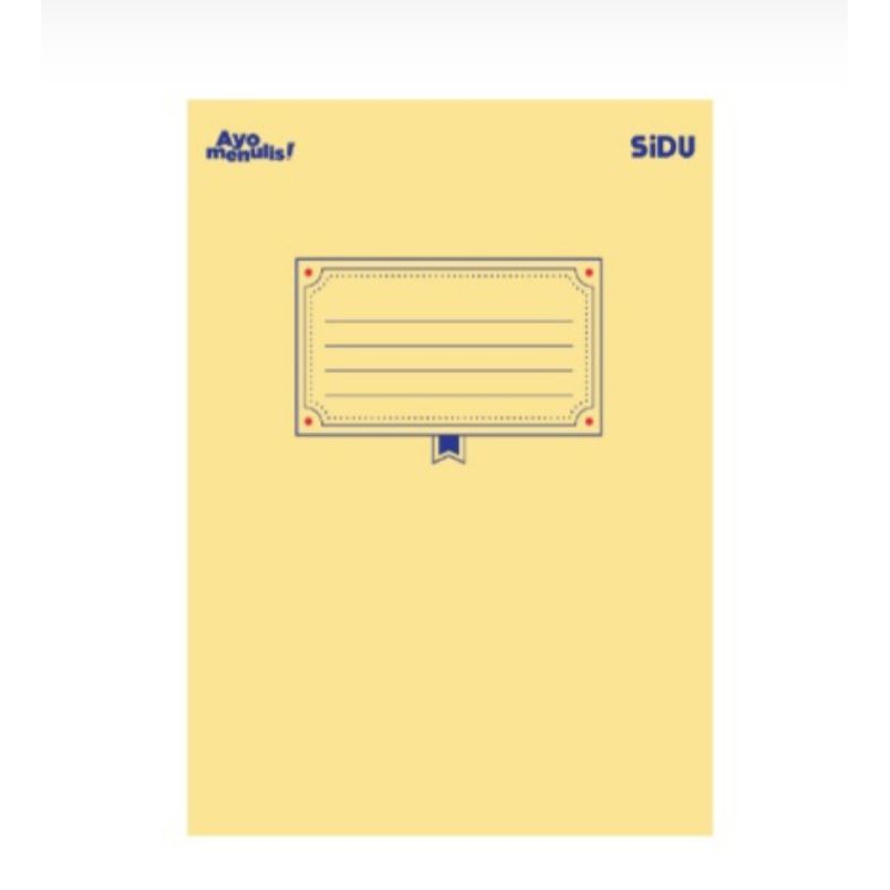 

BUKU TULIS SIDU isi 38 lempar (1 pack 10 buku)