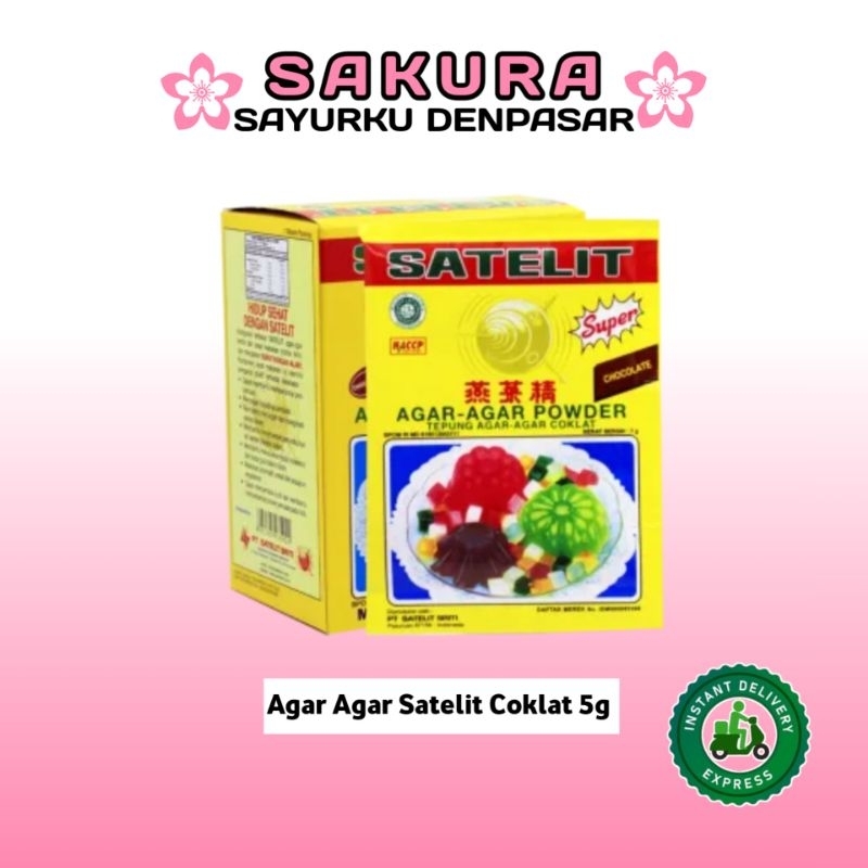 

Agar Agar Cokelat Satelit Yunior 5g - SAKURA