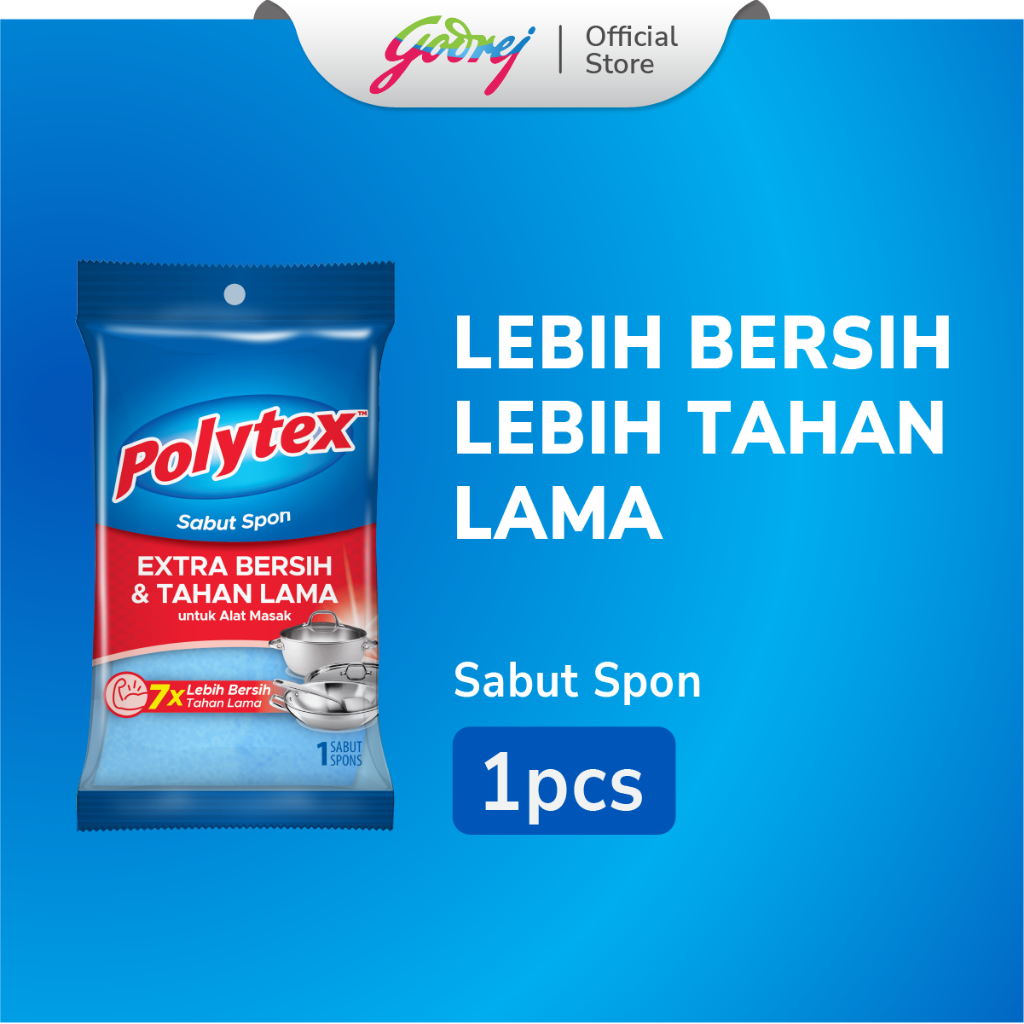 Polytex Sabut Spon Extra Bersih & Tahan Lama