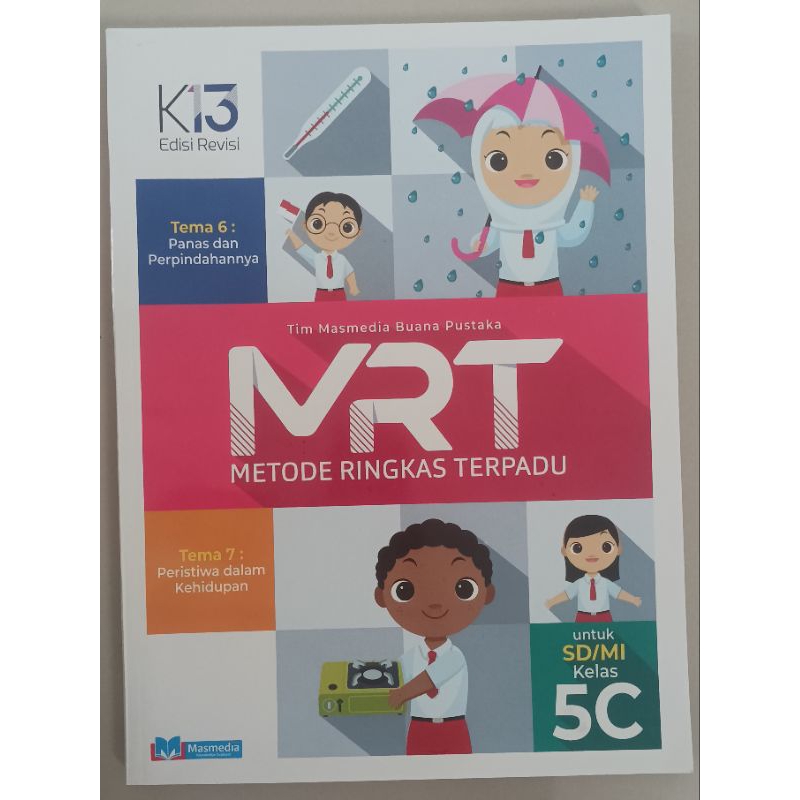 Buku MRT (Metode Ringkas Terpadu) untuk SD/MI Kelas 5C - K13 Edisi Revisi - Penerbit PT Masmedia Bua