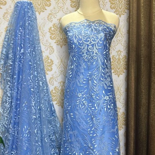 PROMO SALE Kain Tile Mutiara Double renda  bahan Tile renda  Bahan Kebaya  Kain Tile  Kain Tile Muti