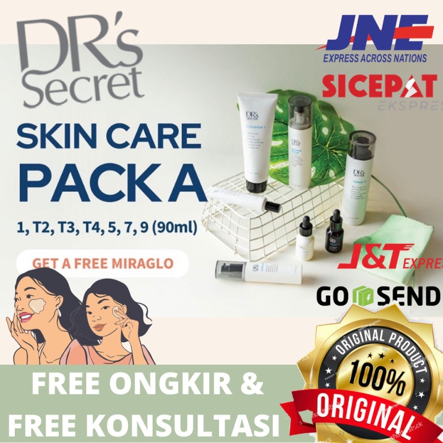 DR Secret Fullset A Original paket pigmentasi flek melasma