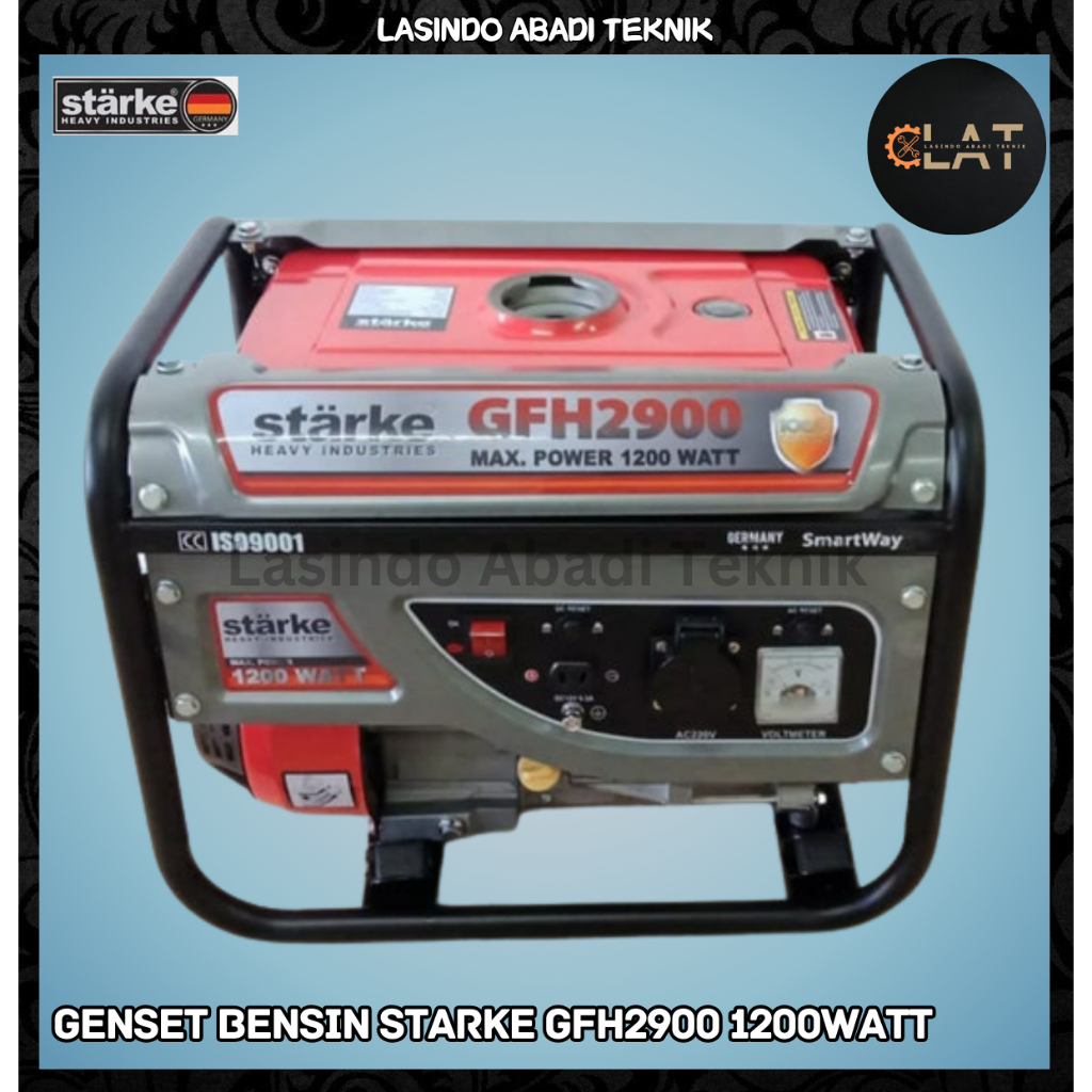 Starke Genset Bensin 1200 1000 Watt Generator Tembaga GFH2900 GFH 2900