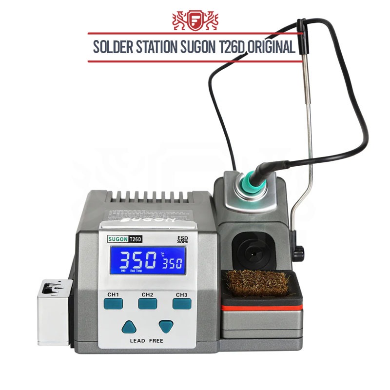 Solder Station SUGON T26D Original / Solder Station Sugon T26D Free 3 Mata Solder Sugon C210 / Solde