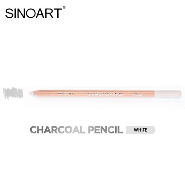 

Sinoart White Charcoal Pencil Pensil Arang Putih Gambar Sketsa