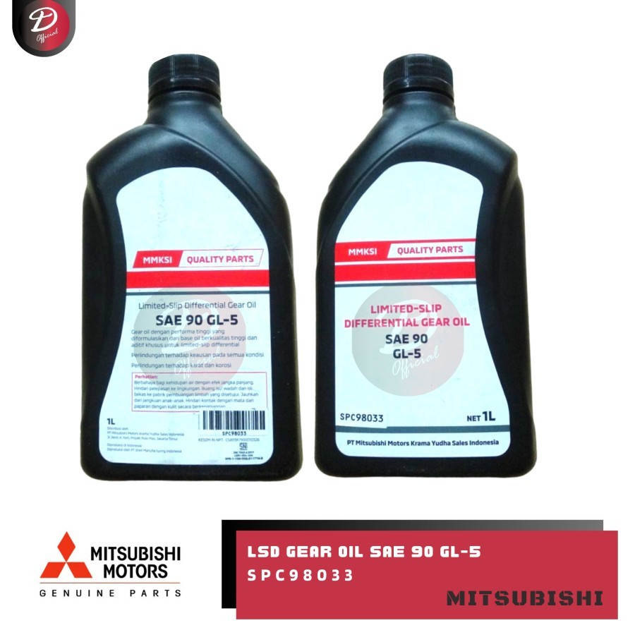 Oli SAE 90 GL-5 LSD Oli Gardan Pajero Sport All New Pajero SPORT ANPS Triton All New Triton L300 Die