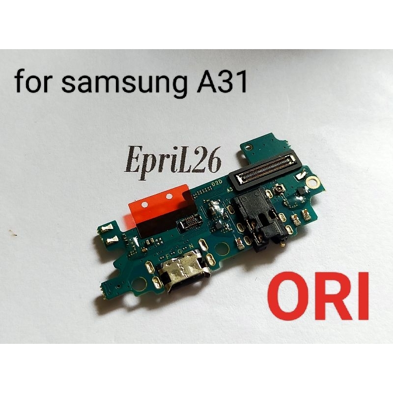 CONNECTOR CHARGER SAMSUNG A31 ORI PAPAN KONEKTOR CAS SAMSUNG A31 / A315F PCB BOARD ORIGINAL