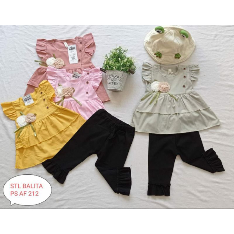 Set cutbray Bunga/set anak perempuan/setelan anak/setelan anak perempuan