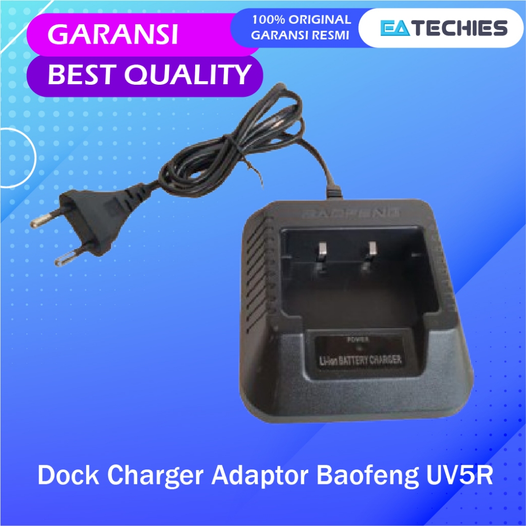 Dock Charger Baofeng UV5R / UV 5R / UV5 / UV6R Charge Listrik Adaptor