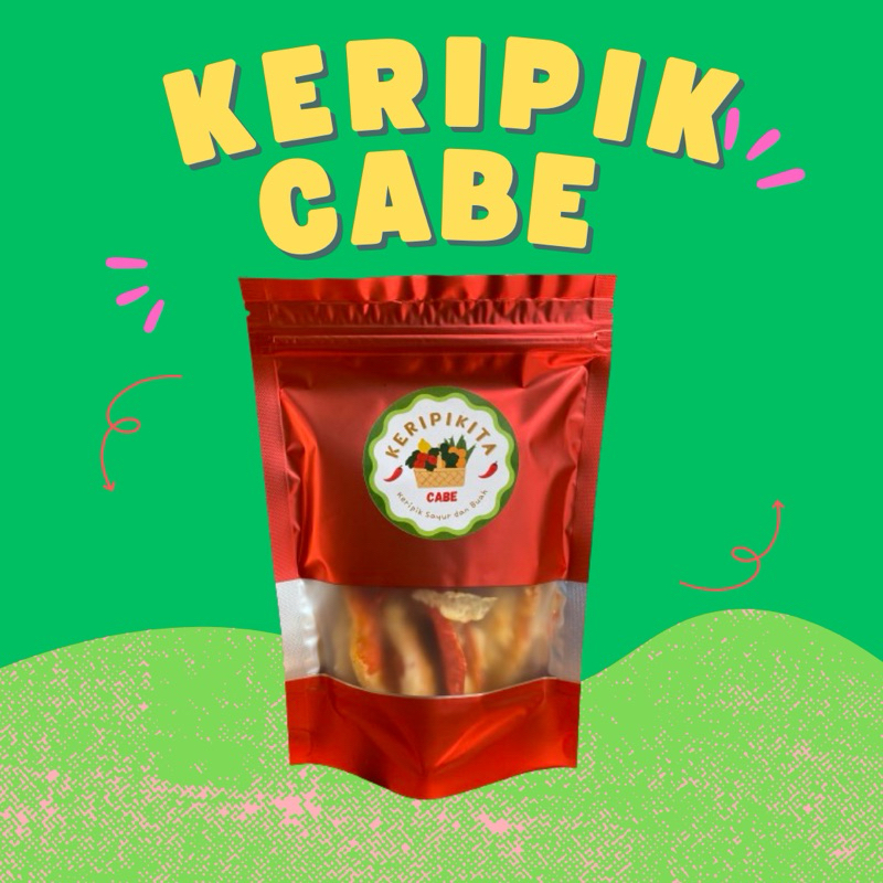 

KERIPIK CABE MERAH 60g CAMILAN SEHAT MAKANAN RINGAN