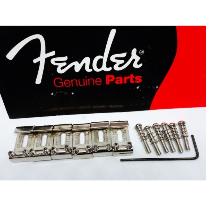 saddle fender stratocaster vintage bridge saddles gitar original
