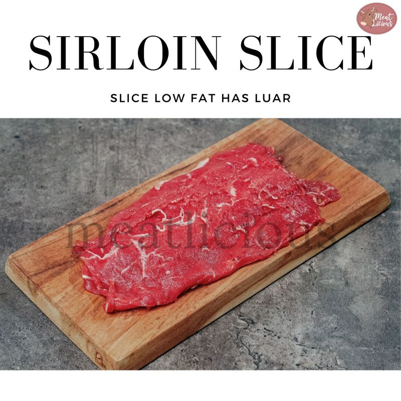 

SIRLOIN SLICE low fat 250gr enak tidak bikin eneg daging sapi rendah lemak