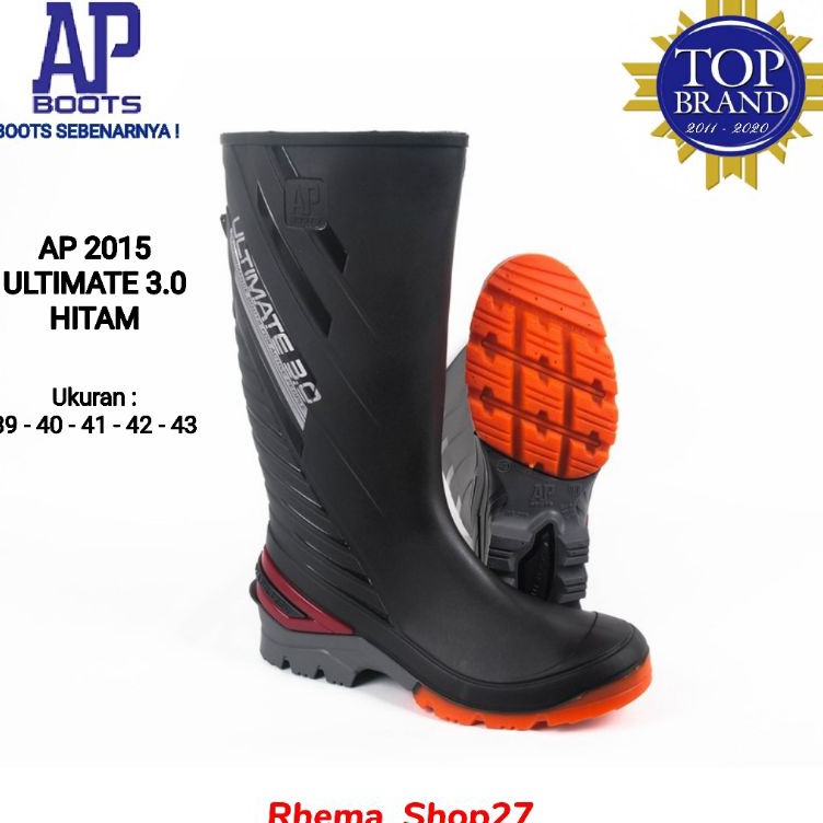 ART N59H AP BOOTS 215 ULTIMATE 3 HITAM TERBARU Sepatu Boots AP Ultimate  Sepatu AP Boots Ultimate