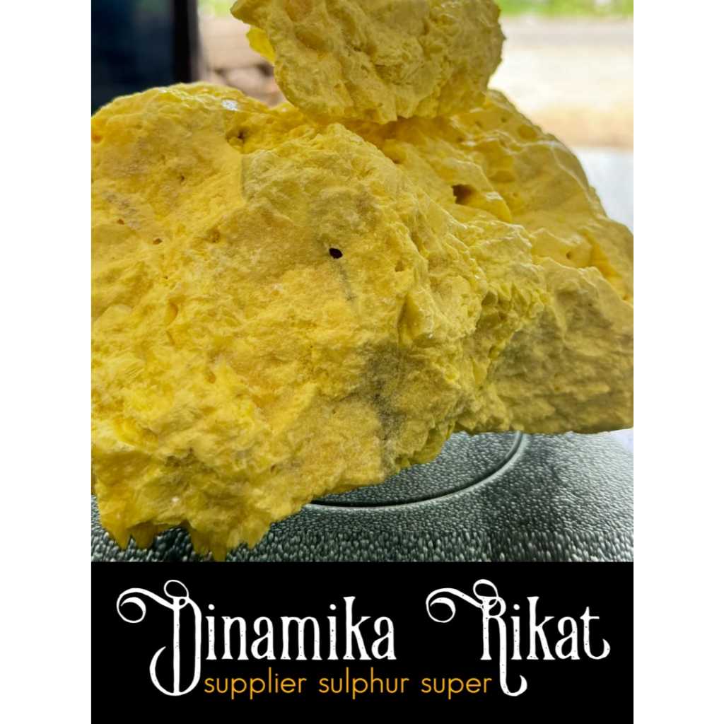 Belerang Bongkah/Sulphur Bongkah 1/2 KG