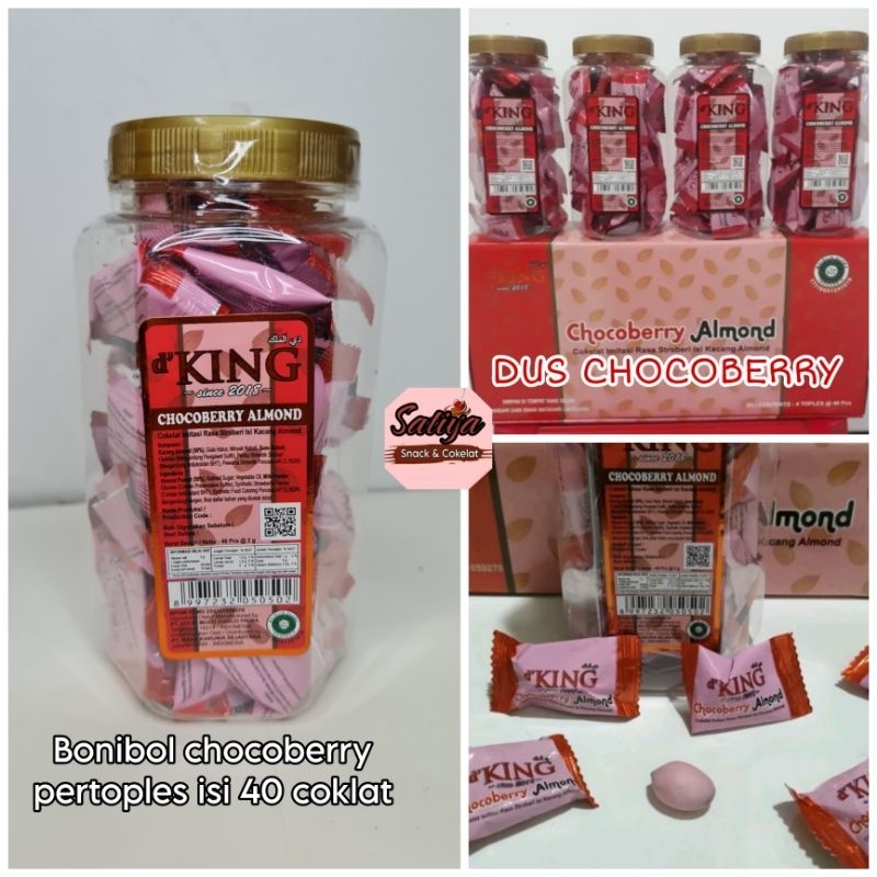 

Dking Bonibol Chocoberry almond isi 40 cokelat pertoples