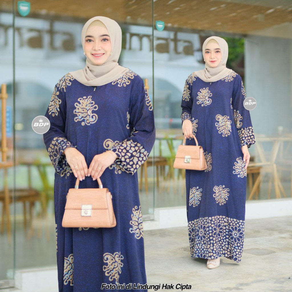 DIANPUTRI DASTER ARAB | GAMIS JEJE | RAYON SUPER GRADE A ORI MODEL RESLETING DEPAN BUSUI & BUMIL LD 110-syakila 9