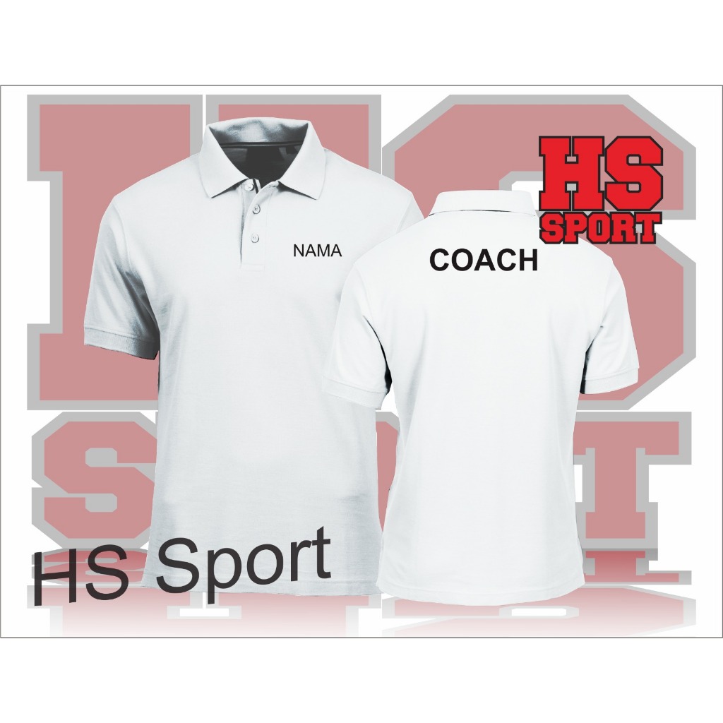 6TRY BAJU PELATIH - BAJU COACH - POLO COACH - POLO PELATIH - BAJU KERAH PELATIH - BAJU KERAH COACH