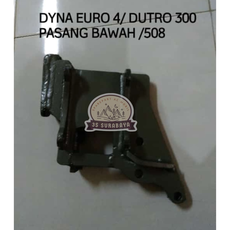 Breket Hino Dutro 300 Dyna Euro 4 Pasang Sanden 508 Bawah Ac Truk Dudukan Kompresor Compressor Brack